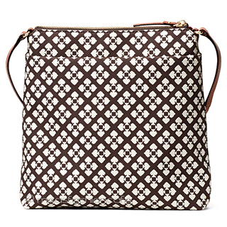 （画像用） ケイトスペード　バッグ キャンバス　ブラウン