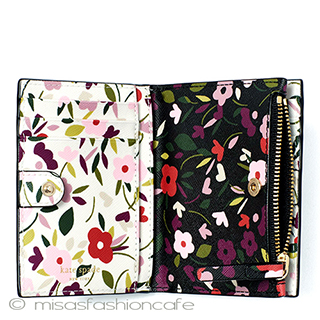 （画像用） ケイトスペード　財布 コンパクト　二つ折り