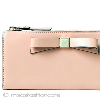 （画像用） ケイトスペード リボン　長財布