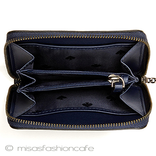 （画像用） ケイトスペード　お財布 ビーズ刺繍　二つ折り