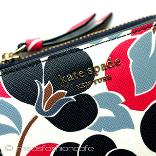 （画像用） ケイトスペード　お財布 二つ折り　お花柄