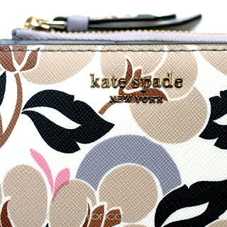 （画像用） ケイトスペード　お財布 二つ折り　フローラル