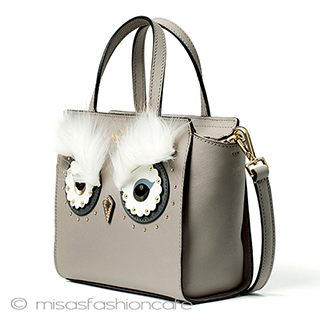 （画像用） ケイトスペード　ふくろう鳥 ショルダー兼ハンドバッグ