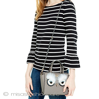 （画像用） ケイトスペード　ふくろう鳥 ショルダー兼ハンドバッグ