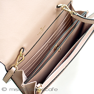 （画像用） ケイトスペード　おリボン お財布兼２wayバッグ