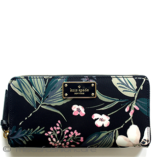 （画像用） ケイトスペード　 花柄　長財布