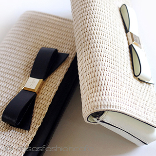 （画像用） ケイトスペード　バッグ リボン　クラッチ