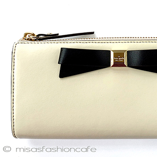 （画像用） ケイトスペード リボン　長財布