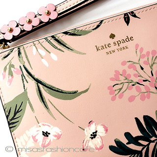 （画像用） ケイトスペード 花柄 リストレットバッグ