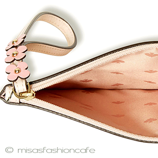 （画像用） ケイトスペード 花柄 リストレットバッグ