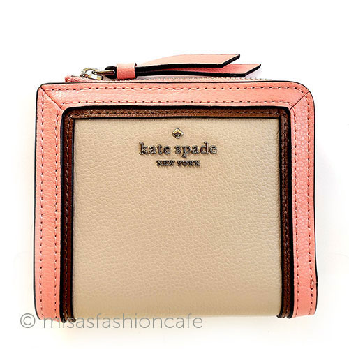 （画像用） ケイトスペード　お財布 二つ折り　3色レザー