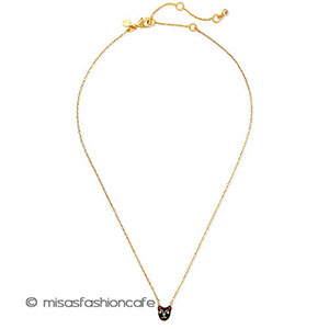 （画像用） ケイトスペード　NY 猫ねこ　ネックレス