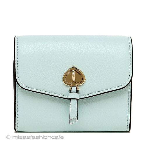 （画像用） ケイトスペード　お財布 水色　♠ビジュー金具