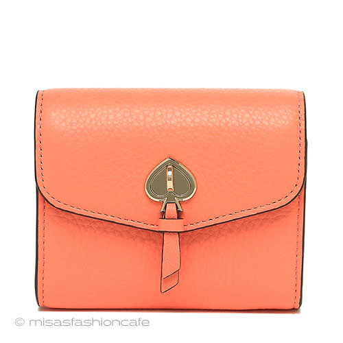 （画像用） ケイトスペード　お財布 Orange♠ビジュー金具