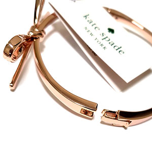 （画像用） ケイトスペード　バングル りぼん　ブレスレット
