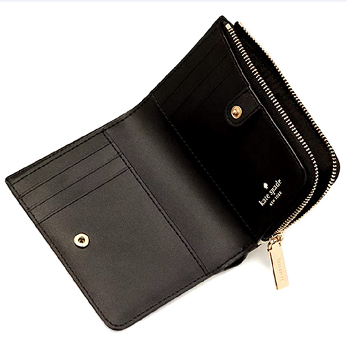 （画像用） ケイトスペード　お財布 レオパード　二つ折り