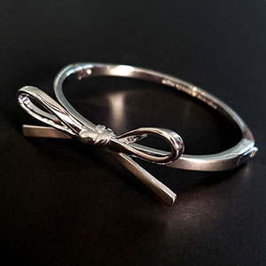 （画像用） ケイトスペード　バングル りぼん　ブレスレット