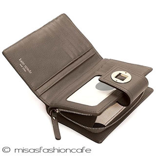 （画像用） Kate Spade　 お財布グレーブラウン