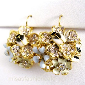 （画像用） パステル フラワーガーデン 　 KJL お花畑　ピアス