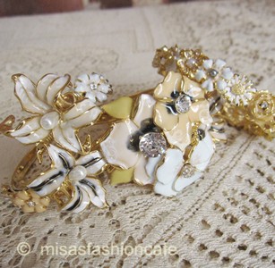 （画像用） パステル フラワーガーデン 　KJL お花畑 バングル