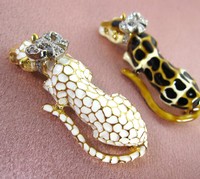 （画像用） KJL レオパード ブローチ