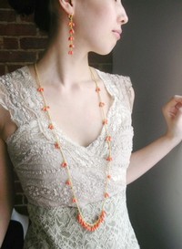 （画像用） KJL コーラル ピアス