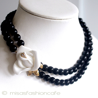 （画像用） ケネスジェイレーン KJL ローズ ネックレス　