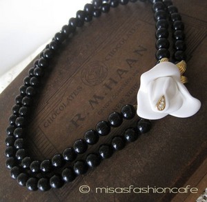 （画像用） ケネスジェイレーン KJL ローズ ネックレス　