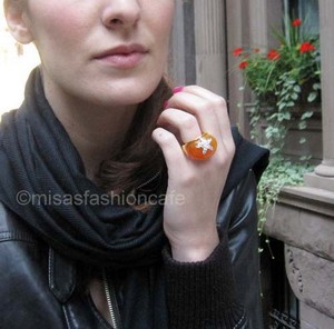 （画像用） KJL 　アンバー星リング