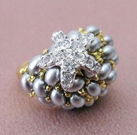 （画像用） スター星リング　グレー