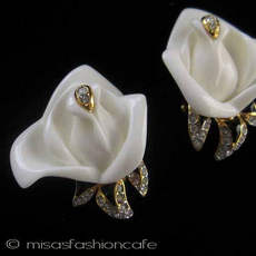 （画像用） KJL ローズ イヤリング