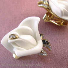 （画像用） KJL ローズ イヤリング