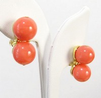 （画像用） KJL 　コーラル　イヤリング