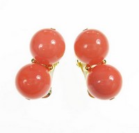 （画像用） KJL 　コーラル　イヤリング