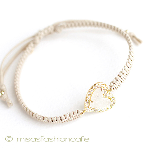 （画像用） ＴＡＩ　ブレスレット 　天然石のハート