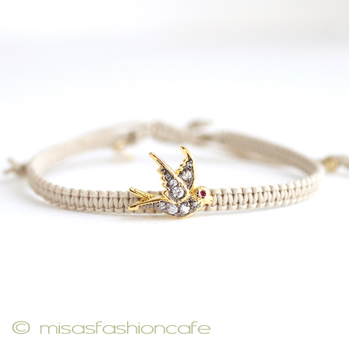 （画像用） ＴＡＩ　ブレスレット Gold　小鳥 とり