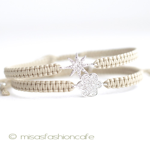 （画像用） ＴＡＩブレス　２本セット 　スター＆フラワー