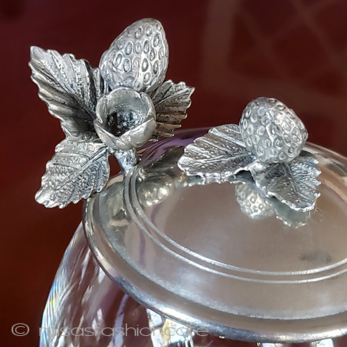 （画像用） ストロベリー苺ジャム スプーン付ガラス容器