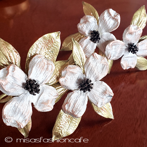 （画像用） マイケルミショー　ハナミズキ ナプキンリング　４個セット