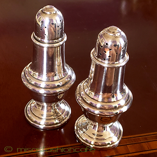 （画像用） アンティーク　Gorham 塩コショウ　セット