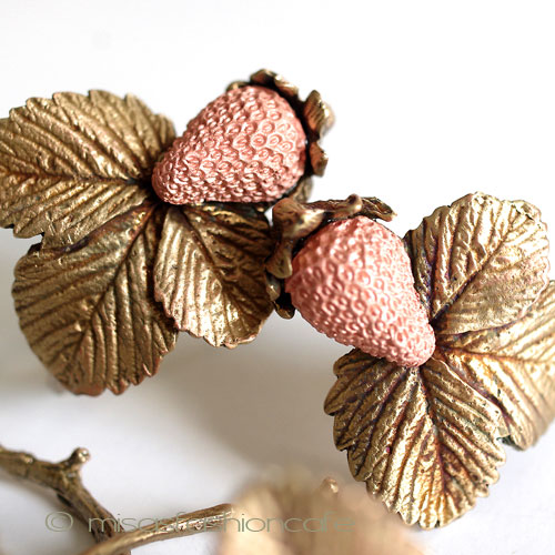 （画像用） マイケルミショー苺いちご再販 ナプキンリング　４個セット