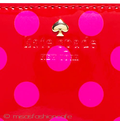 （画像用） ケイトスペード お財布　ドット柄