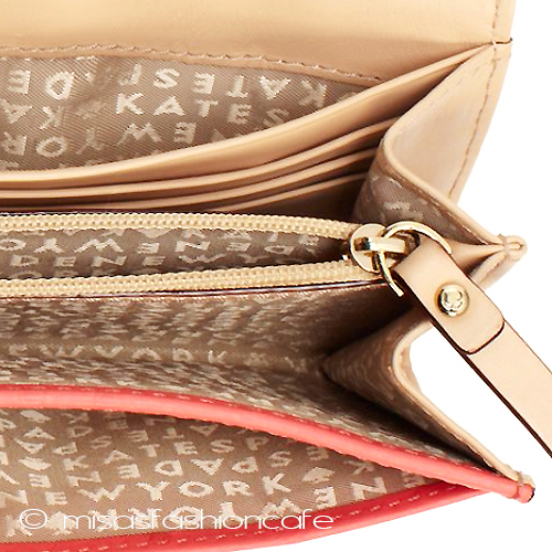 （画像用） ケイトスペード お財布　コーラル