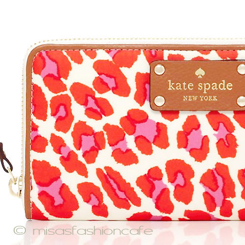 （画像用） ケイトスペード お財布　レオパード