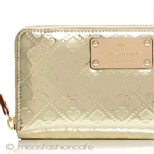 （画像用） ケイトスペード お財布　ゴールド