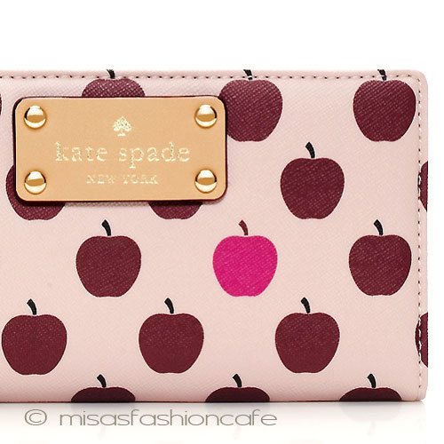 （画像用） ケイトスペード再販！ お財布　アップル