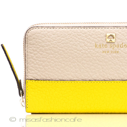 （画像用） ケイトスペード お財布　レモン