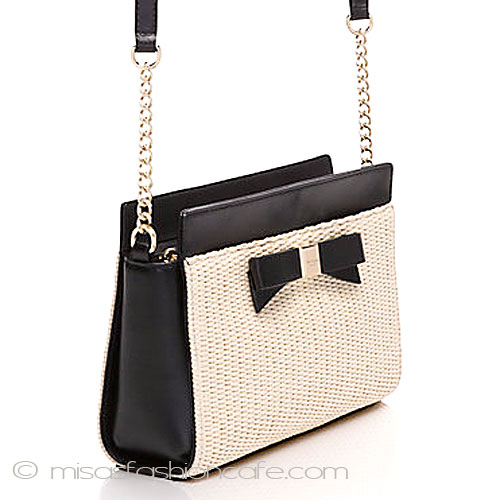 （画像用） ケイトスペード　再販！ ストローショルダーバッグ