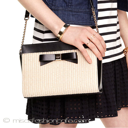 （画像用） ケイトスペード　再販！ ストローショルダーバッグ