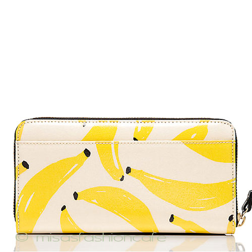 （画像用） ケイトスペード　 長財布　バナナ